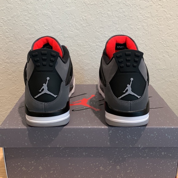 NIKE AIR JORDAN 4 RETRO SNEAKERS - Picture 7 of 10